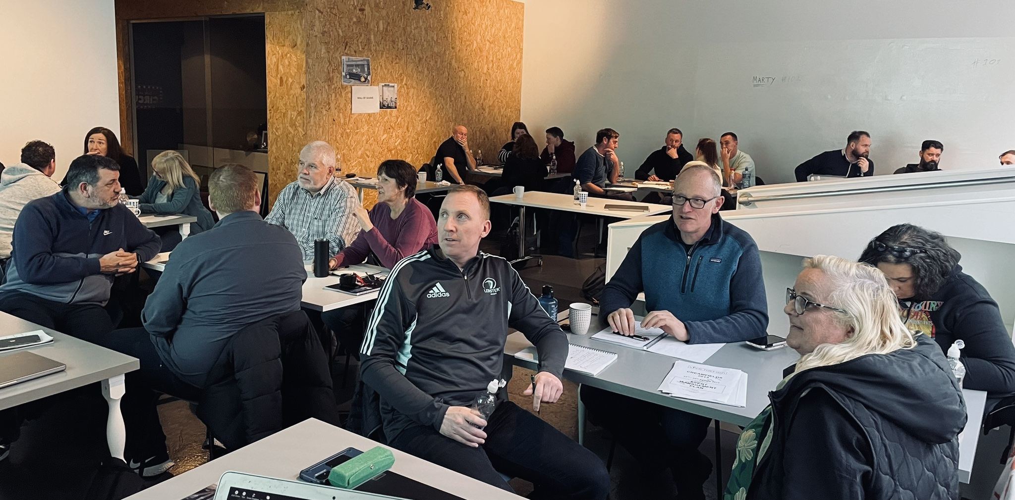 Attendees at the Crowd Psychology Masterclass.